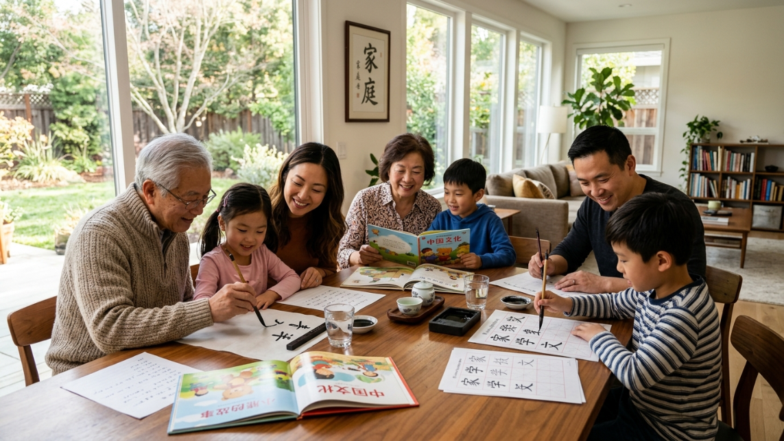 Heritage Language Learning: Preserving Chinese Culture In Los Altos Families